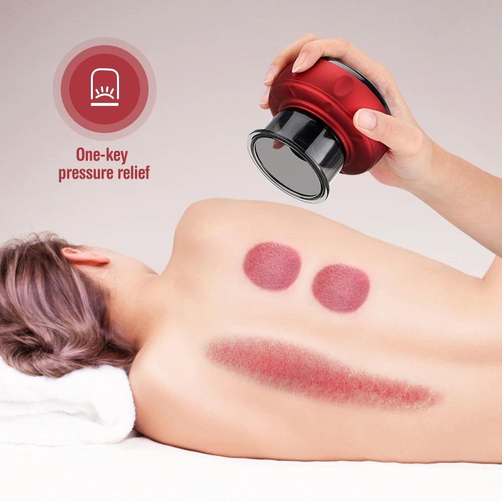 Smart Cupping Massage Device with Heating & Scraping for Fatigue Relief