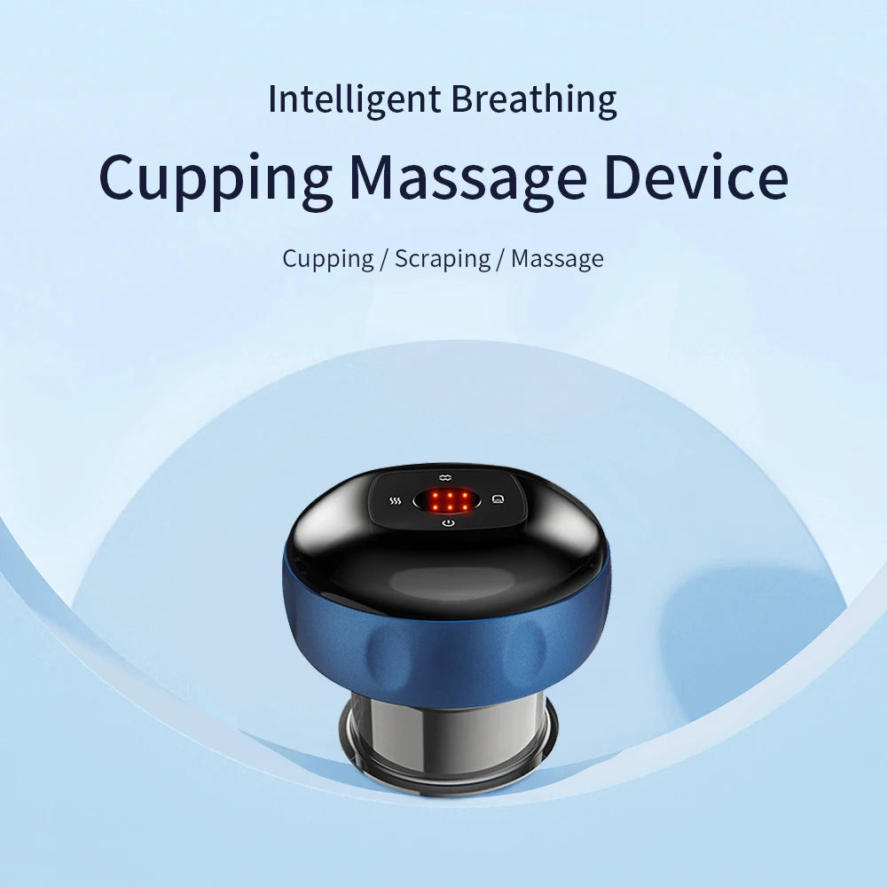 Smart Cupping Massage Device with Heating & Scraping for Fatigue Relief