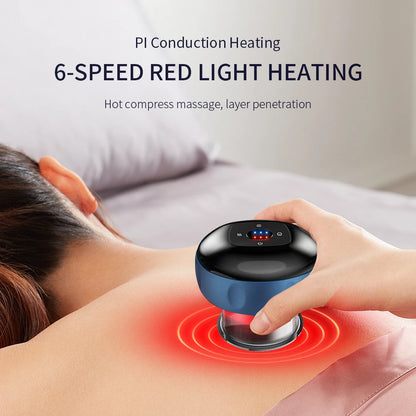 Smart Cupping Massage Device with Heating & Scraping for Fatigue Relief