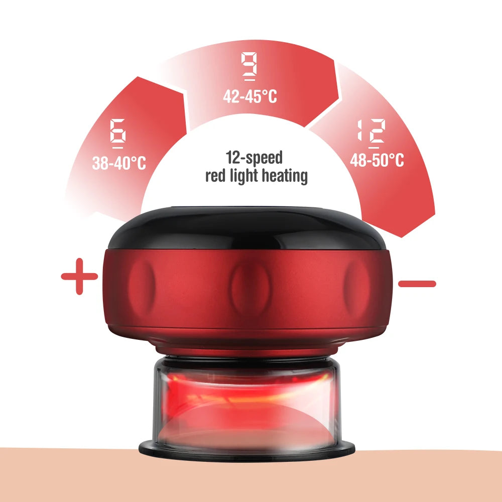 Smart Cupping Massage Device with Heating & Scraping for Fatigue Relief