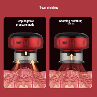 Smart Cupping Massage Device with Heating & Scraping for Fatigue Relief