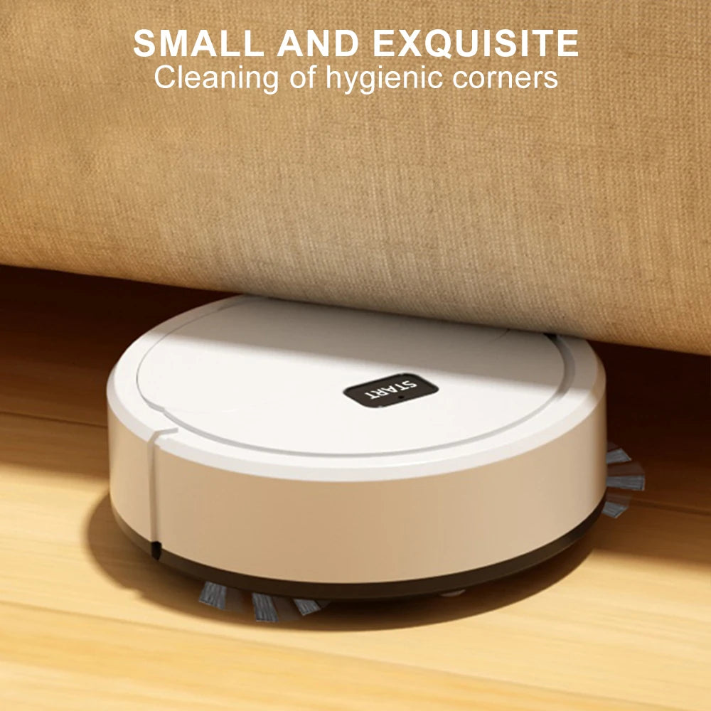 Smart 3-in-1 Mini Sweeper: Vacuum, Mop & Clean with Ease