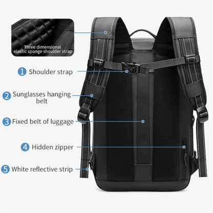 Airback 60L Expandable Vacuum Compression Backpack - Travel & Business Ready