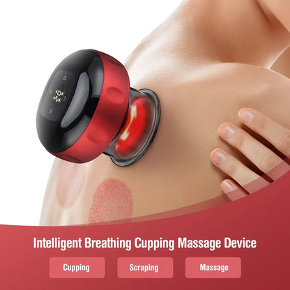 Smart Cupping Massage Device with Heating & Scraping for Fatigue Relief