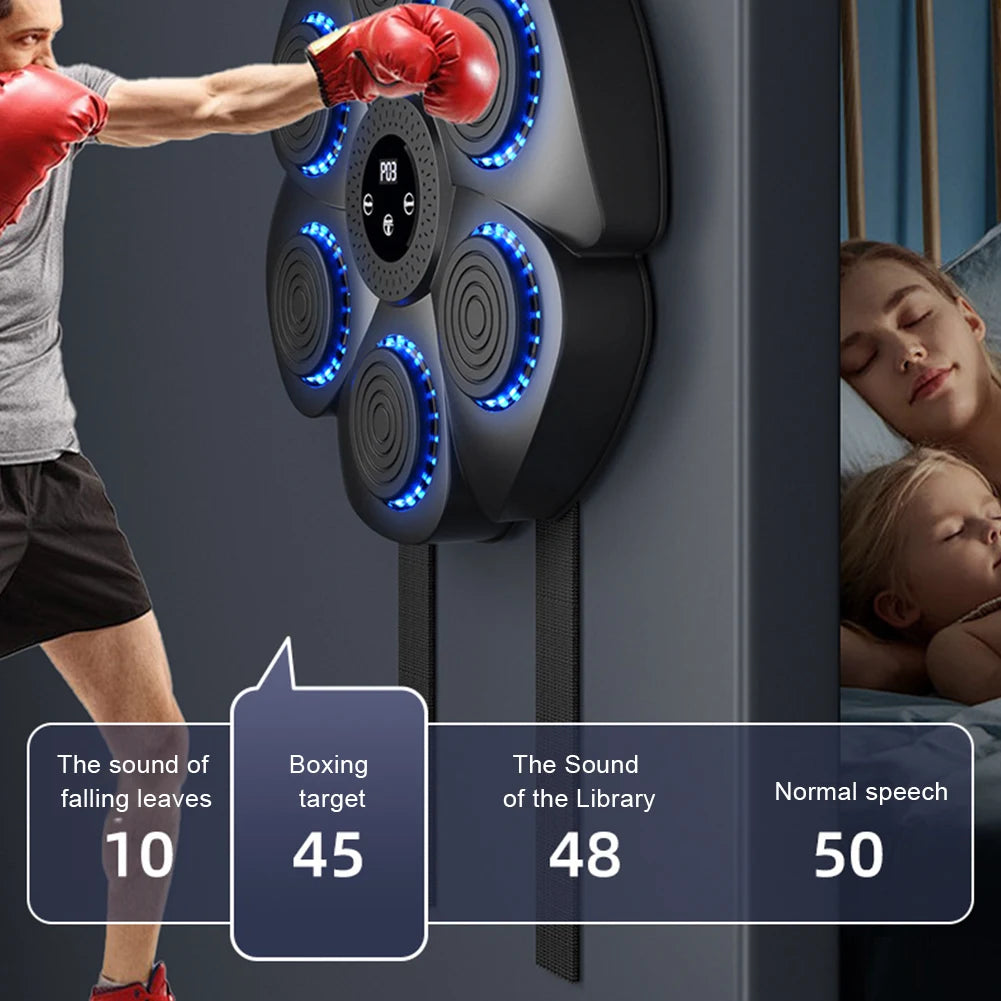 Punch to the Beat: Dynamic Smart Boxing Wall for Fitness