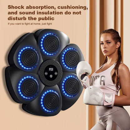 Punch to the Beat: Dynamic Smart Boxing Wall for Fitness